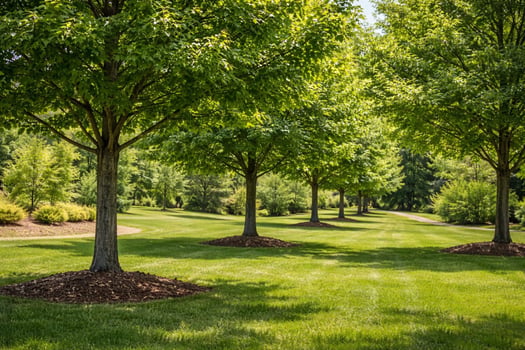 Proper tree spacing allows airflow