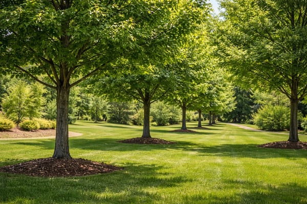 Proper tree spacing allows airflow