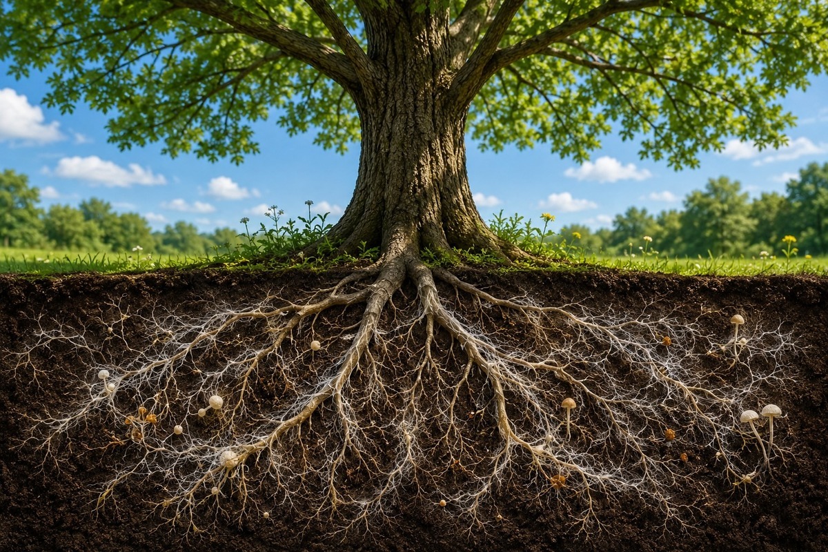 mycorrhizal fungi underground