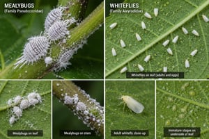mealygubgs and whiteflies