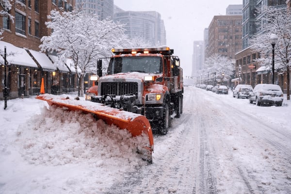 snow plows and other winter stressors can damage trees